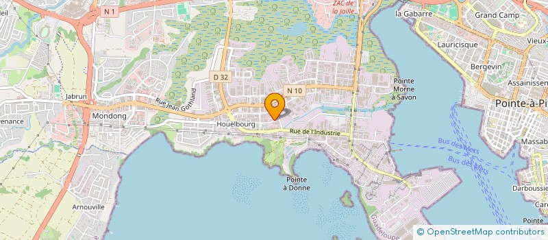 localisation de l'entreprise SPV POINTE DE JARRY 3  LES ABYMES