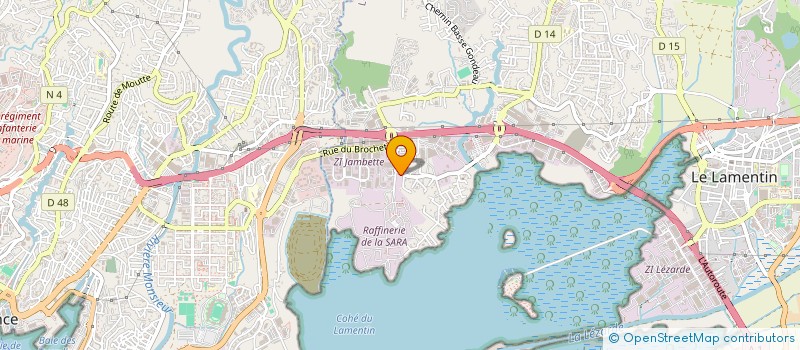 localisation de l'entreprise SPV SEMARKO MARTINIQUE 1  LE LAMENTIN