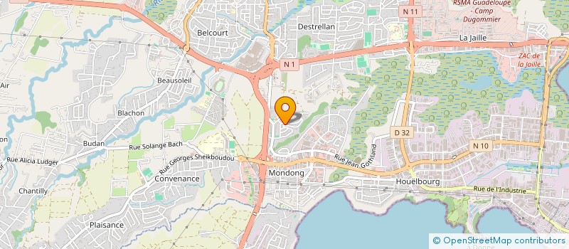 localisation de l'entreprise SPV THALES  LES ABYMES