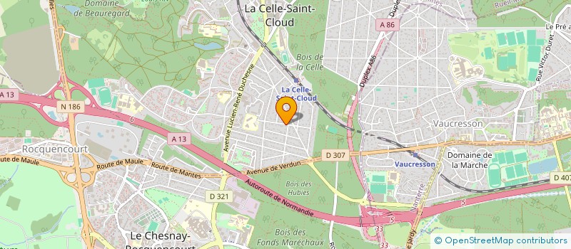 localisation de l'entreprise SPV2 ACACIAS  LA CELLE-SAINT-CLOUD