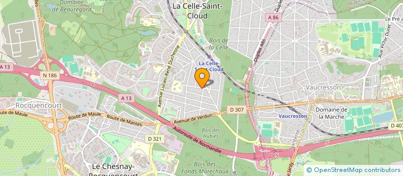 localisation de l'entreprise SPV2 FABREGAS  LA CELLE-SAINT-CLOUD