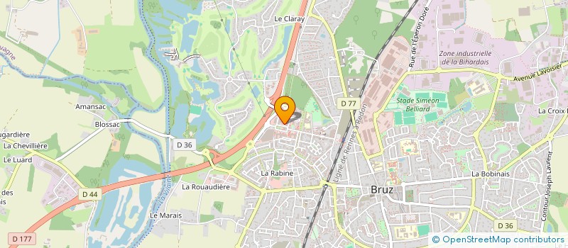 localisation de l'entreprise SPVB  BRUZ