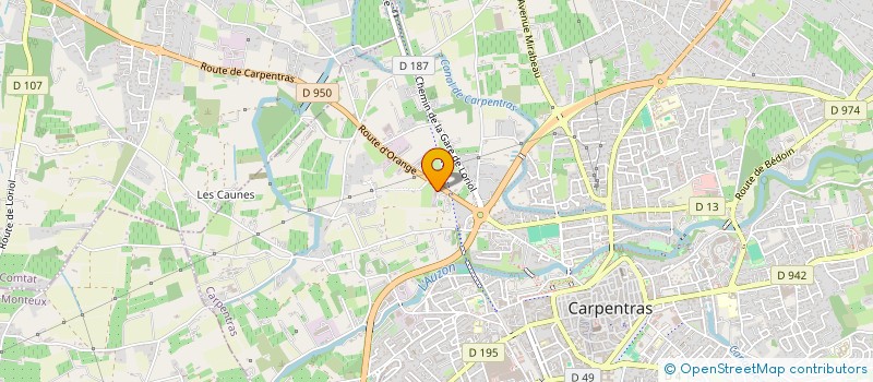 localisation de l'entreprise SPVC à CARPENTRAS