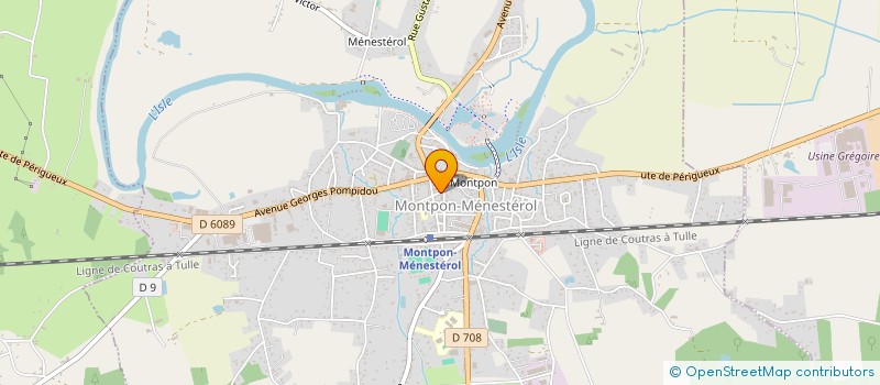 localisation de l'entreprise SPVR à MONTPON-MENESTEROL