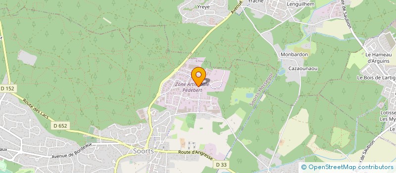 localisation de l'entreprise SPW  SOORTS-HOSSEGOR