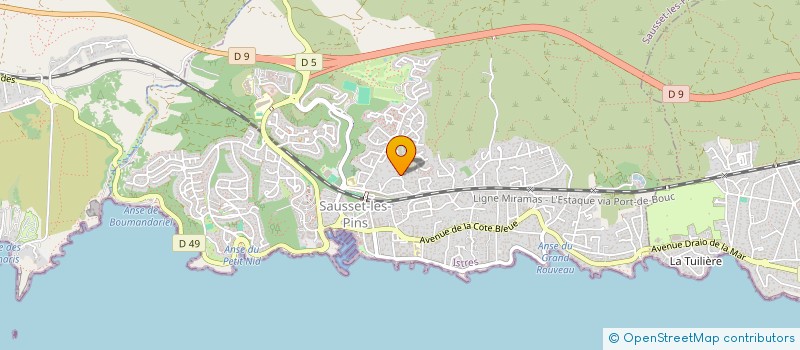 localisation de l'entreprise SPW PATRIMOINE  SAUSSET-LES-PINS