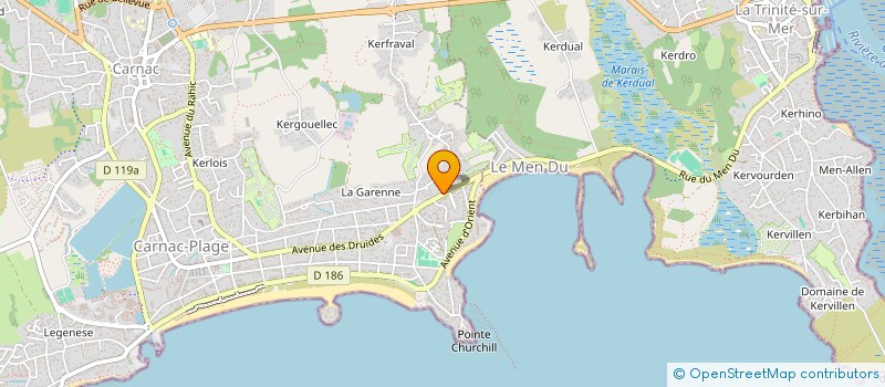 localisation de l'entreprise SPY  CARNAC