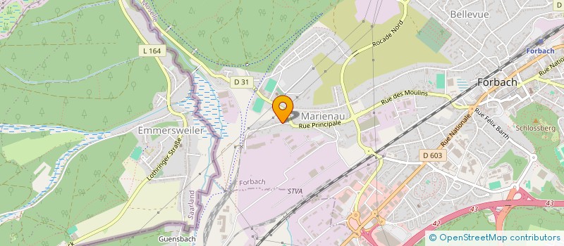 localisation de l'entreprise SPY STRATEGIE  FORBACH