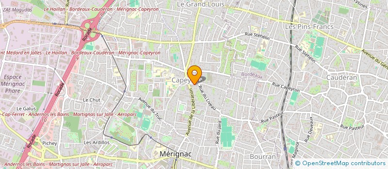 localisation de l'entreprise SPYDE  MERIGNAC