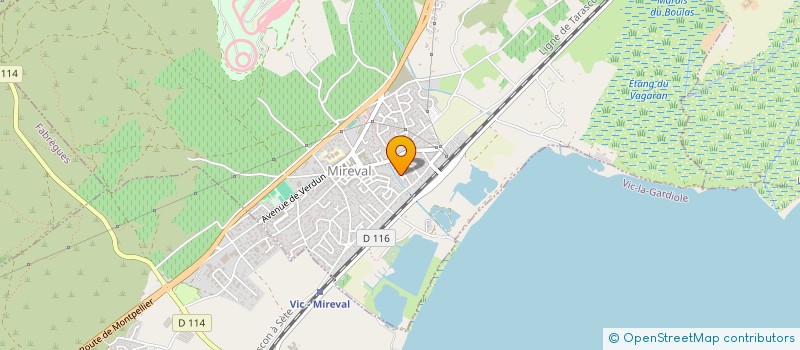 localisation de l'entreprise SPYDELEC  MIREVAL