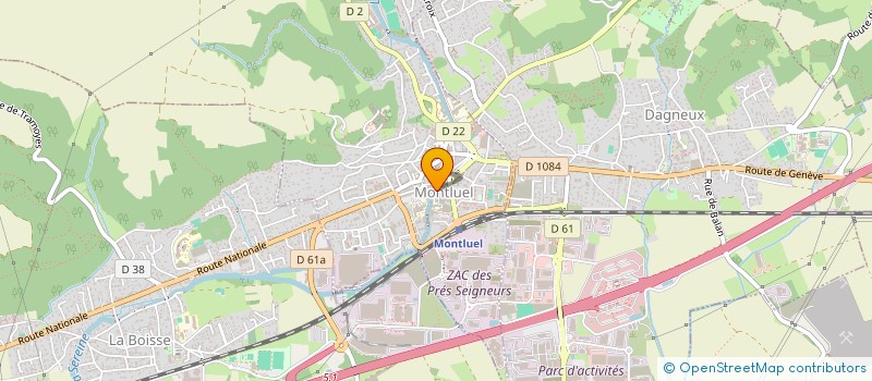 localisation de l'entreprise SPYRALES  MONTLUEL