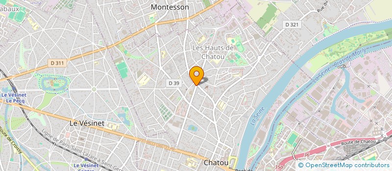 localisation de l'entreprise SPYZZAS à CHATOU