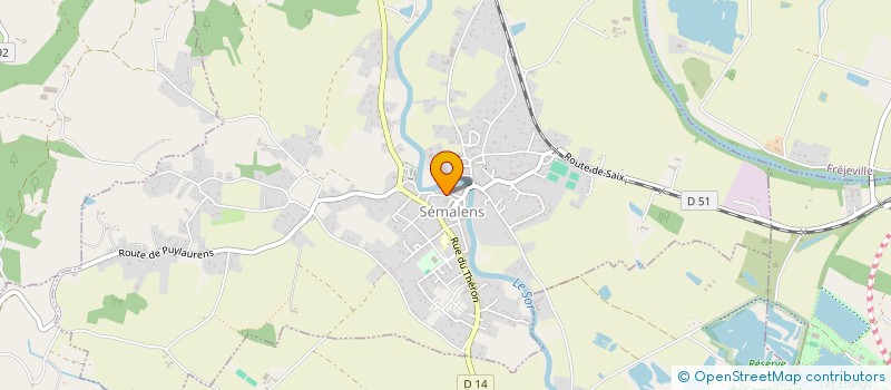 localisation de l'entreprise SPZ CREATION  SEMALENS