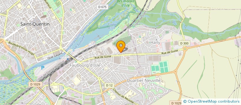 localisation de l'entreprise SQ-ELEC à SAINT-QUENTIN