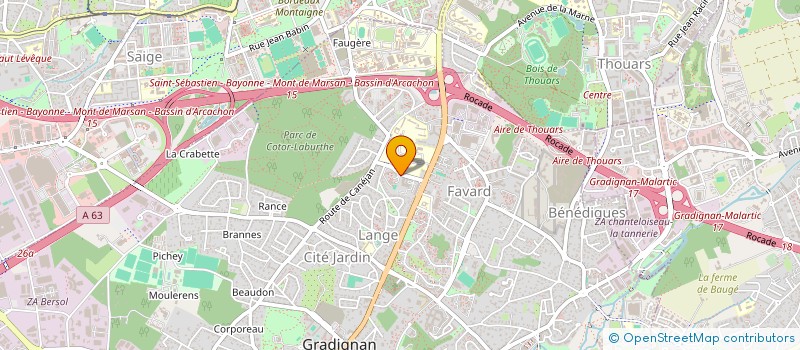 localisation de l'entreprise SQ MOTORS à BORDEAUX