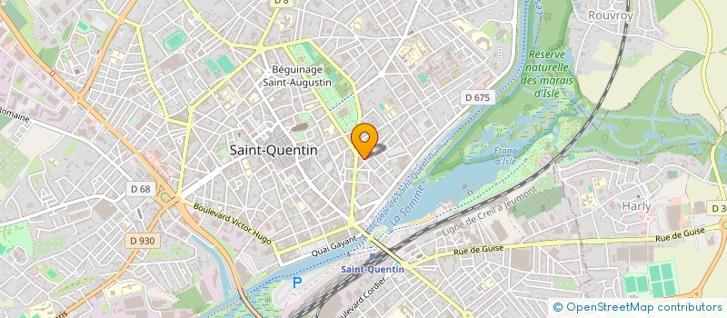 localisation de l'entreprise SQ PRESS à SAINT-QUENTIN