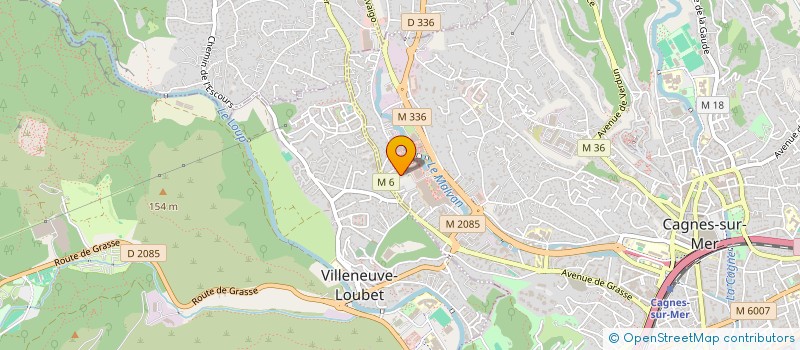 localisation de l'entreprise SQB INVEST  CAGNES-SUR-MER