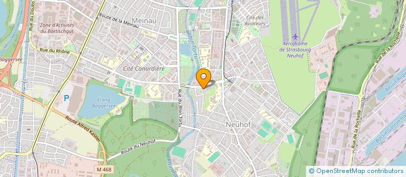 localisation de l'entreprise SQD à STRASBOURG