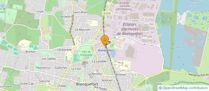localisation de l'entreprise SQD à BLANQUEFORT