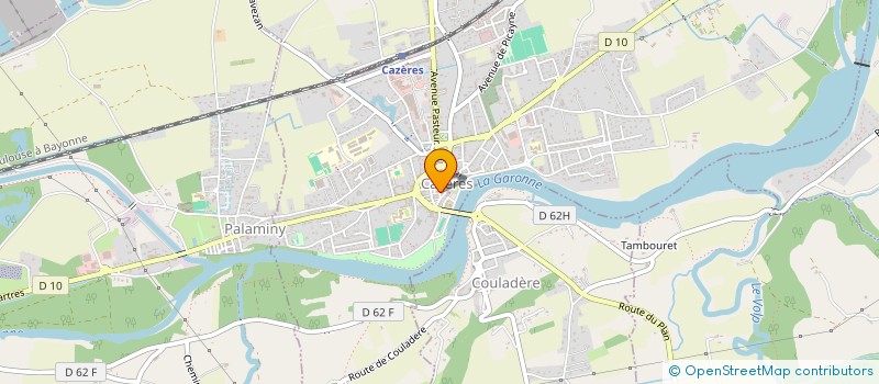 localisation de l'entreprise SQD  CAZERES