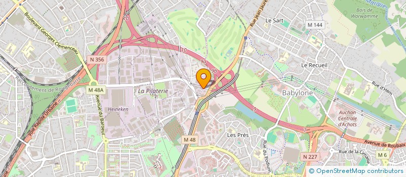 localisation de l'entreprise SQGC DISTRIBUTION à VILLENEUVE-D'ASCQ