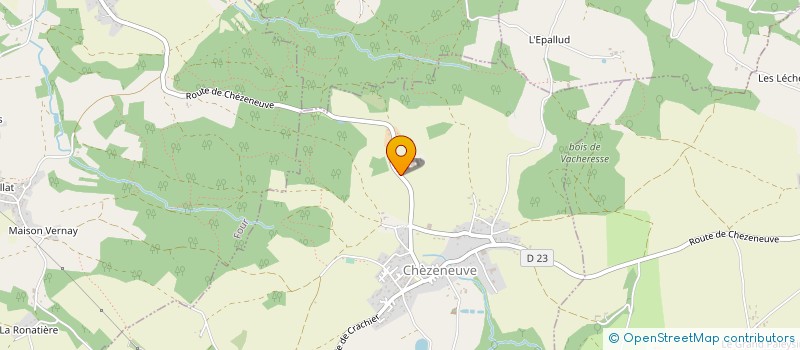 localisation de l'entreprise SQH EVENTS  CHEZENEUVE