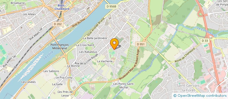 localisation de l'entreprise SQIM  BLOIS