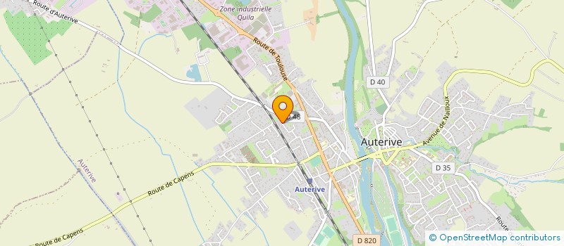 localisation de l'entreprise SQU@RE  AUTERIVE