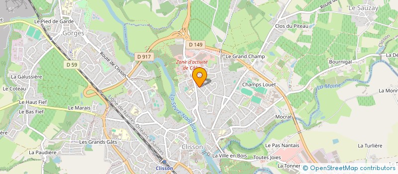 localisation de l'entreprise SQUAAD à CLISSON