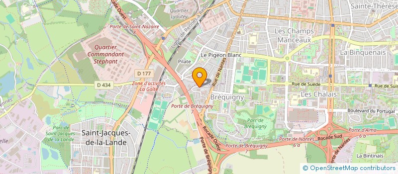 localisation de l'entreprise SQUAAR  RENNES