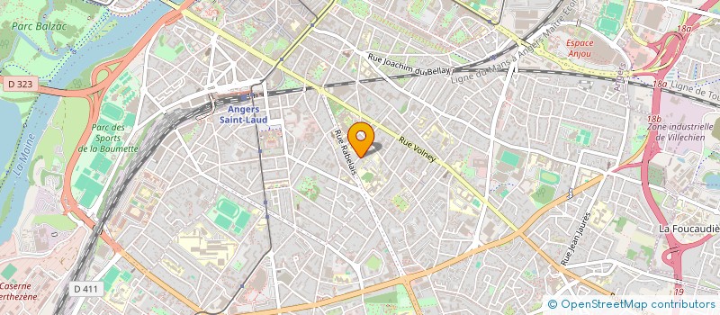 localisation de l'entreprise SQUAD à ANGERS