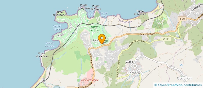 localisation de l'entreprise SQUADASCIATO à CORBARA