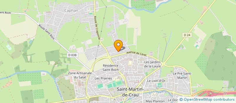 localisation de l'entreprise SQUADD  SAINT-MARTIN-DE-CRAU