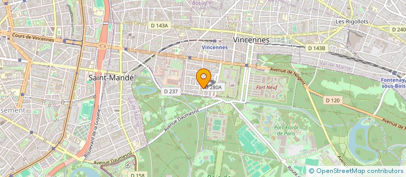 localisation de l'entreprise SQUADIM à VINCENNES