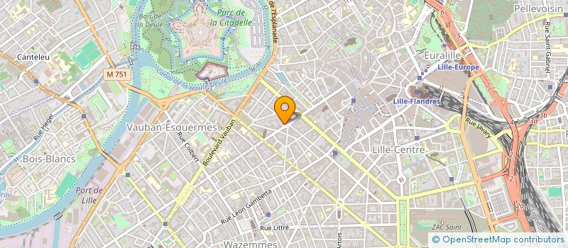 localisation de l'entreprise SQUADON à LILLE
