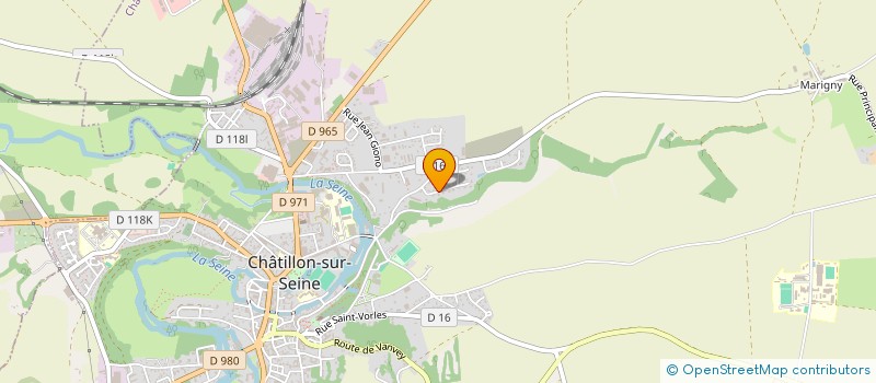 localisation de l'entreprise SQUADRA à CHATILLON-SUR-SEINE