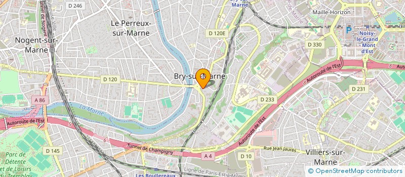localisation de l'entreprise SQUADRA  BRY SUR MARNE