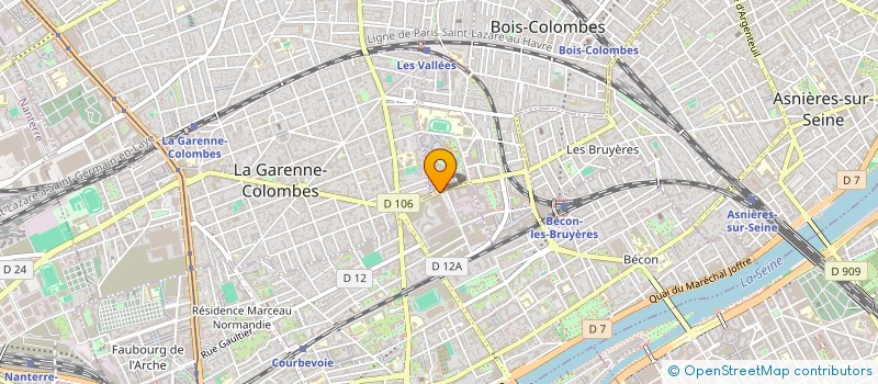 localisation de l'entreprise SQUADRA à COURBEVOIE