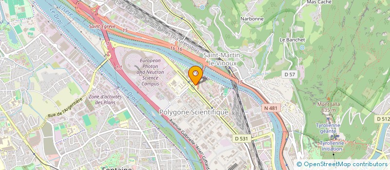 localisation de l'entreprise SQUADRA à GRENOBLE