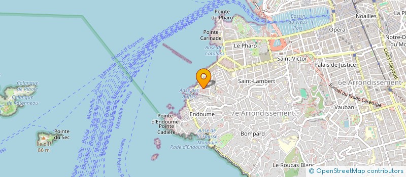 localisation de l'entreprise SQUADRA à MARSEILLE