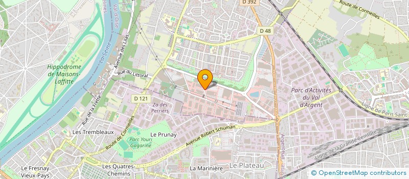 localisation de l'entreprise SQUADRA à CORMEILLES-EN-PARISIS