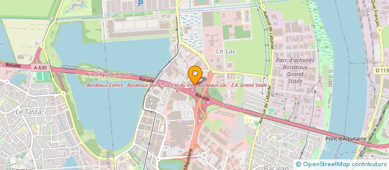 localisation de l'entreprise SQUADRA AZZURA  BORDEAUX