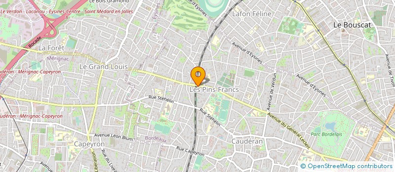 localisation de l'entreprise SQUADRA GI à BORDEAUX