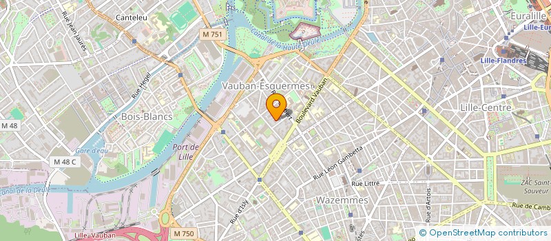 localisation de l'entreprise SQUADRA RECORDS à LILLE