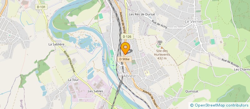 localisation de l'entreprise SQUADRETTA  ABREST