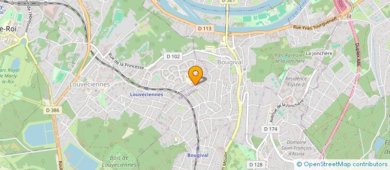 localisation de l'entreprise SQUADRON  BOUGIVAL