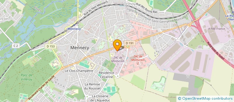 localisation de l'entreprise SQUAIRE SERVICES à MENNECY
