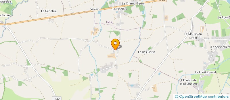 localisation de l'entreprise SQUALE 44  LE GAVRE