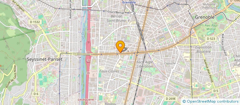 localisation de l'entreprise SQUALE LOCATION  GRENOBLE
