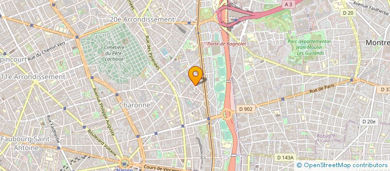 localisation de l'entreprise SQUALE RECORDS SARL  PARIS